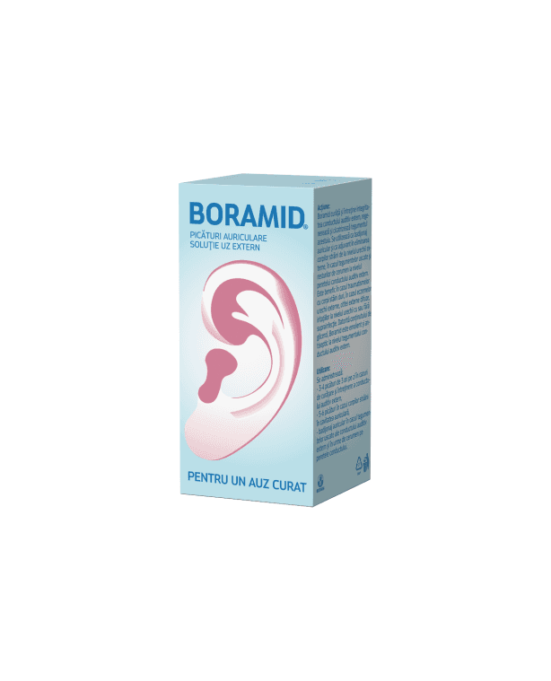 Boramid picaturi auriculare 10 ml.