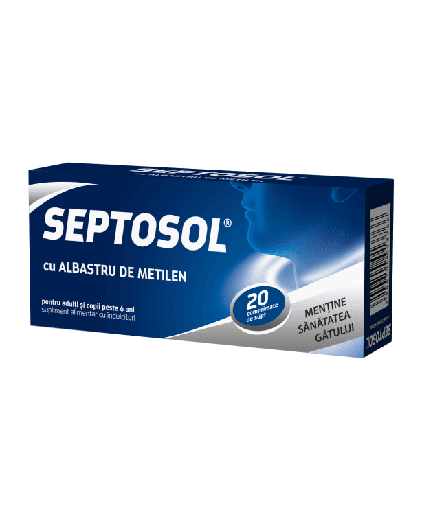 Septosol cu Albastru de Metilen x 20 comprimate de supt