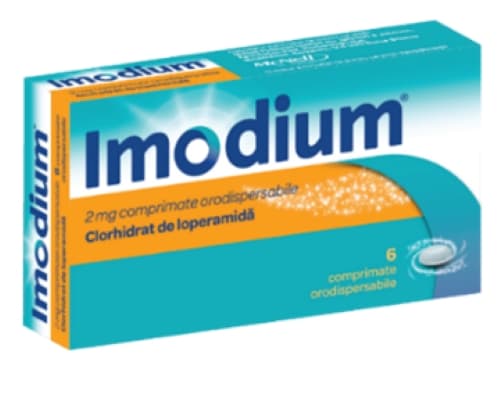 Imodium, 2 mg, 6 comprimate orodispersabile, Mcneil