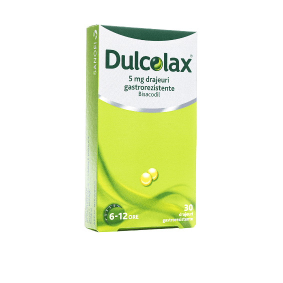 Dulcolax 5 mg x 30 drajeuri gastrorezistente