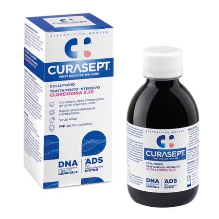 Apa de gura cu clorhexidina 0.20%, 200 ml, Curasept