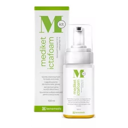 Mediket Ictafoam spuma curatare, 100 ml