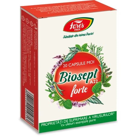 Biosept Forte 20 capsule, Fares