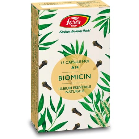 Biomicin 15 capsule moi, Fares