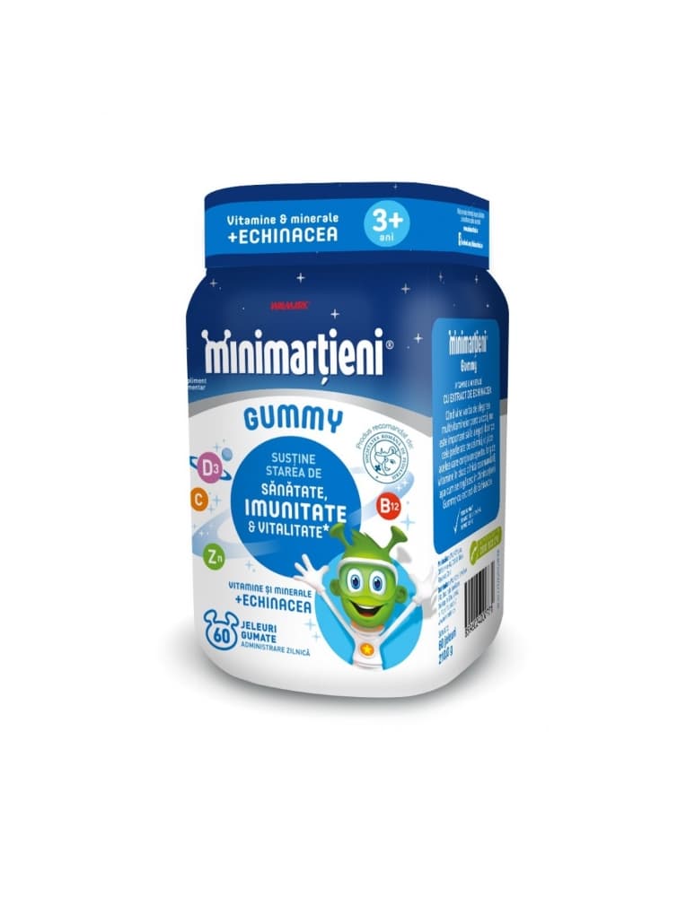 Minimartieni Gummy cu Echinacea 60 jeleuri Walmark