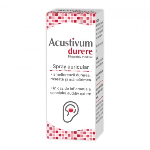 Acustivum Durere spray auricular 20 ml, Zdrovit