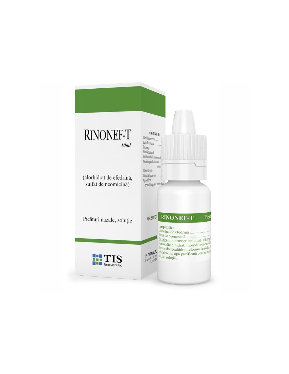 Rinonef T picaturi nazale, 10 ml, Tis Farmaceutic