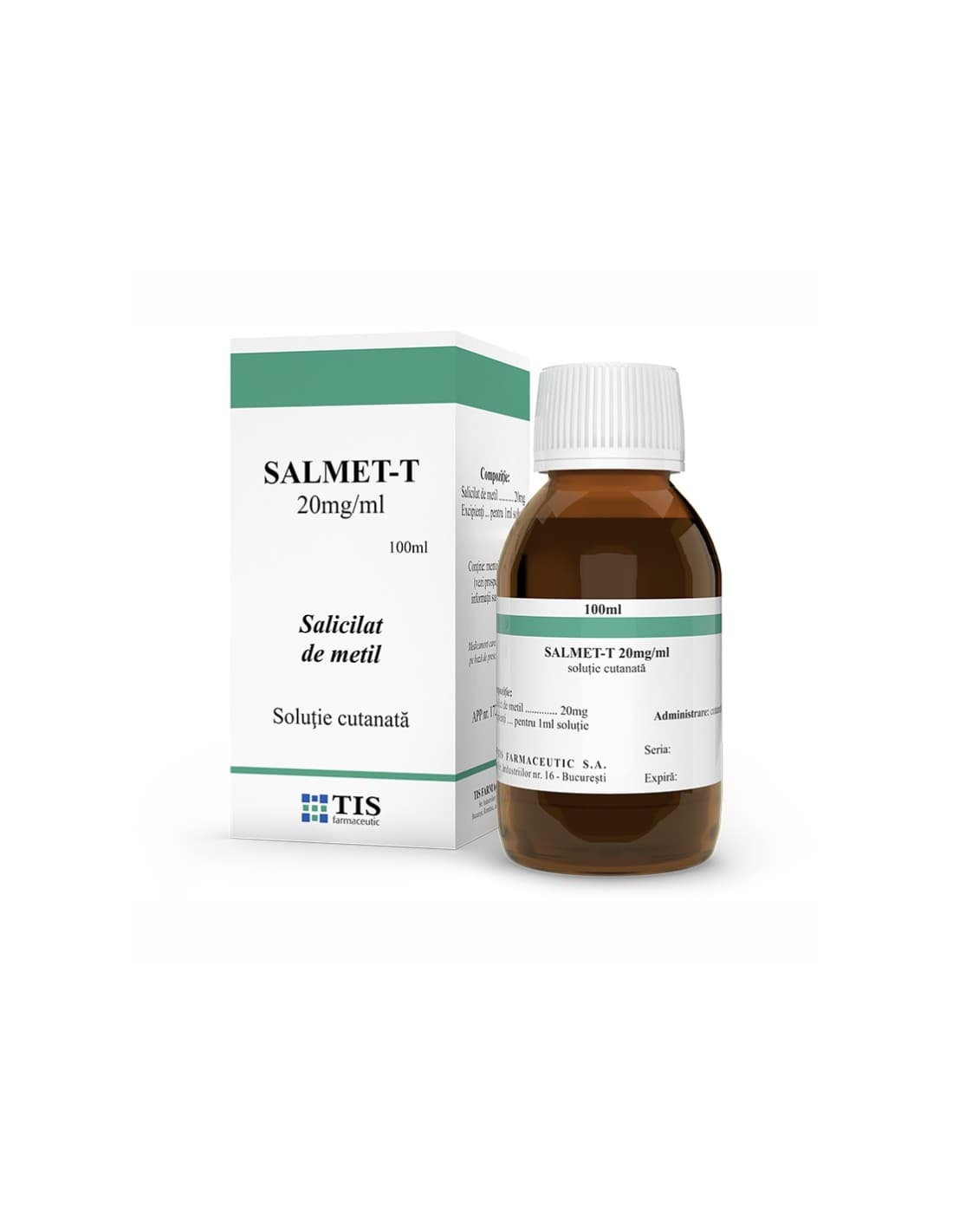 Salmet T, solutie cutanata, 100ml, Tis Farmaceutic