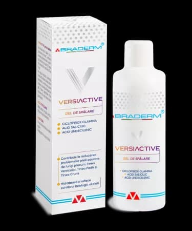 Versiactive, Gel de spalare, 200ml, Braderm