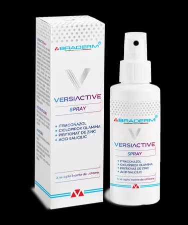 Versiactive Spray, Emulsie fluida 100ml, Braderm