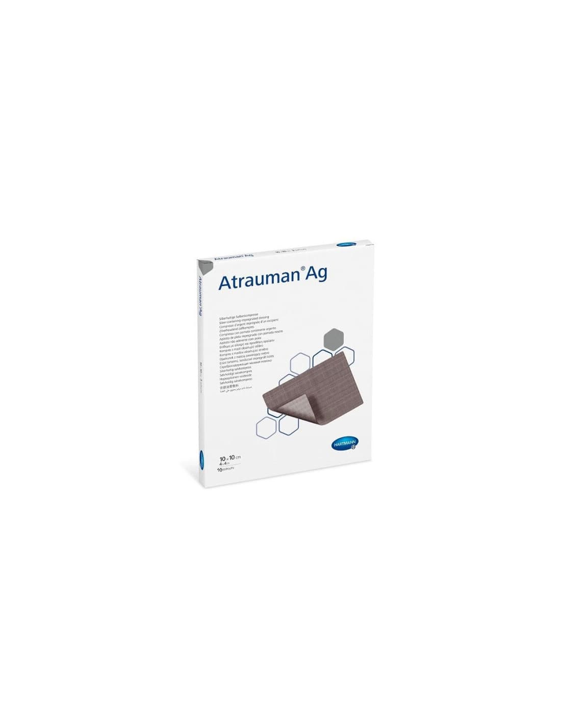 Atrauman pansament cu ioni de Argint 10x10, 10buc., Hartmann