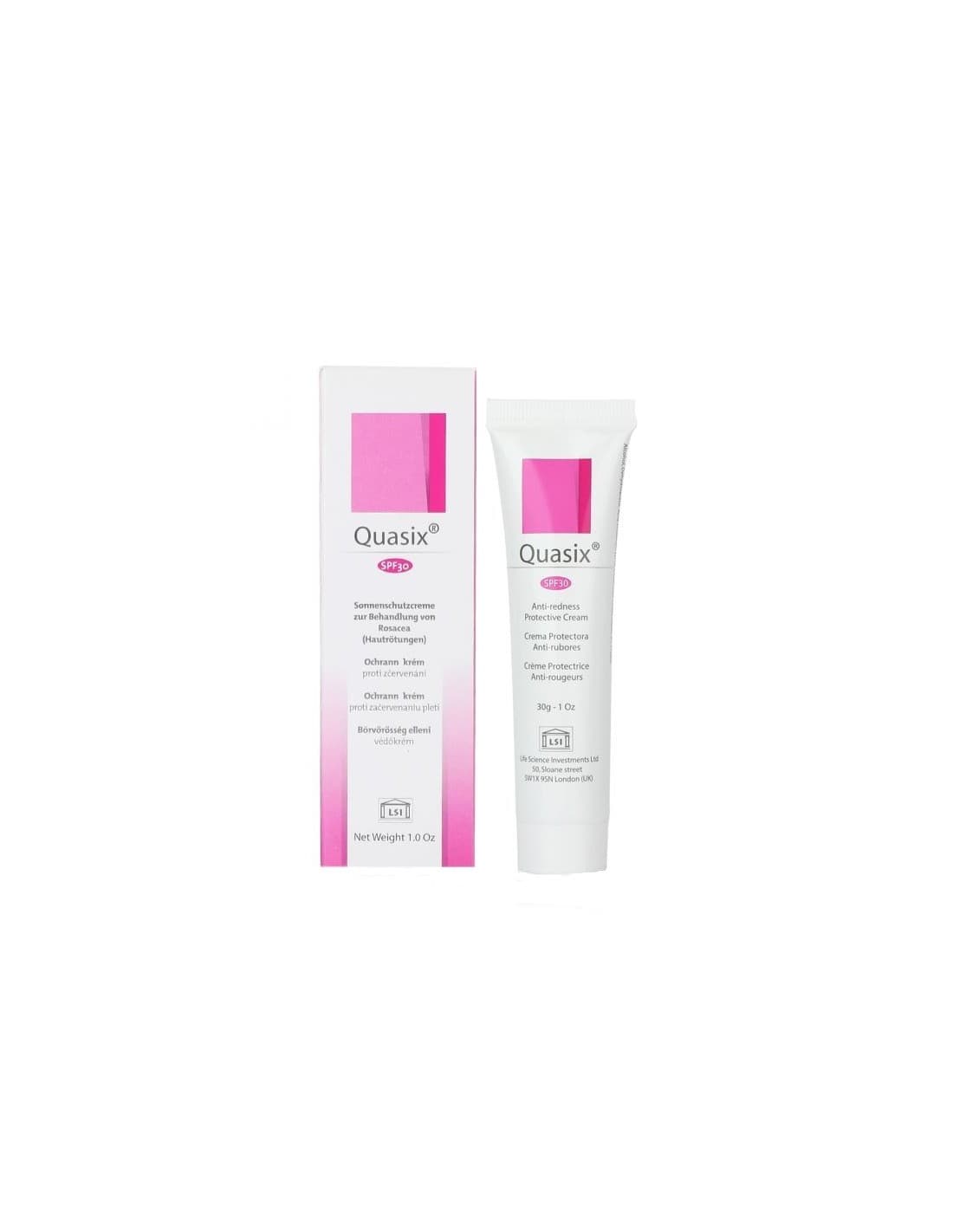 Quasix crema antiroseata SPF 30 LSI 30g, Biorga