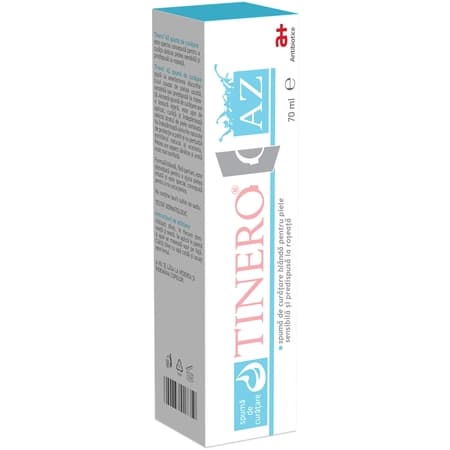 Tinero AZ spuma de curatare 70 ml, Antibiotice SA