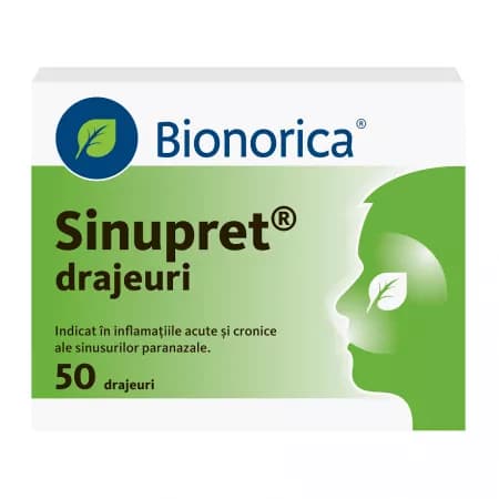 Sinupret drajeuri x 50, Bionorica