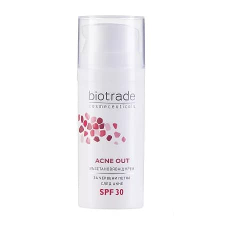 Acne Out crema reparatoare SPF 30 , 30 ml ,Biotrade