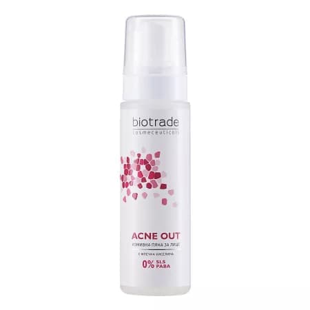 Acne Out spuma curatare 150 ml, Biotrade