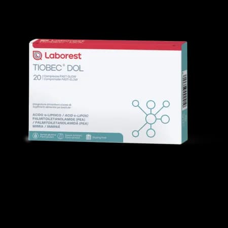Tiobec Dol, 20 comprimate filmate, Laborest
