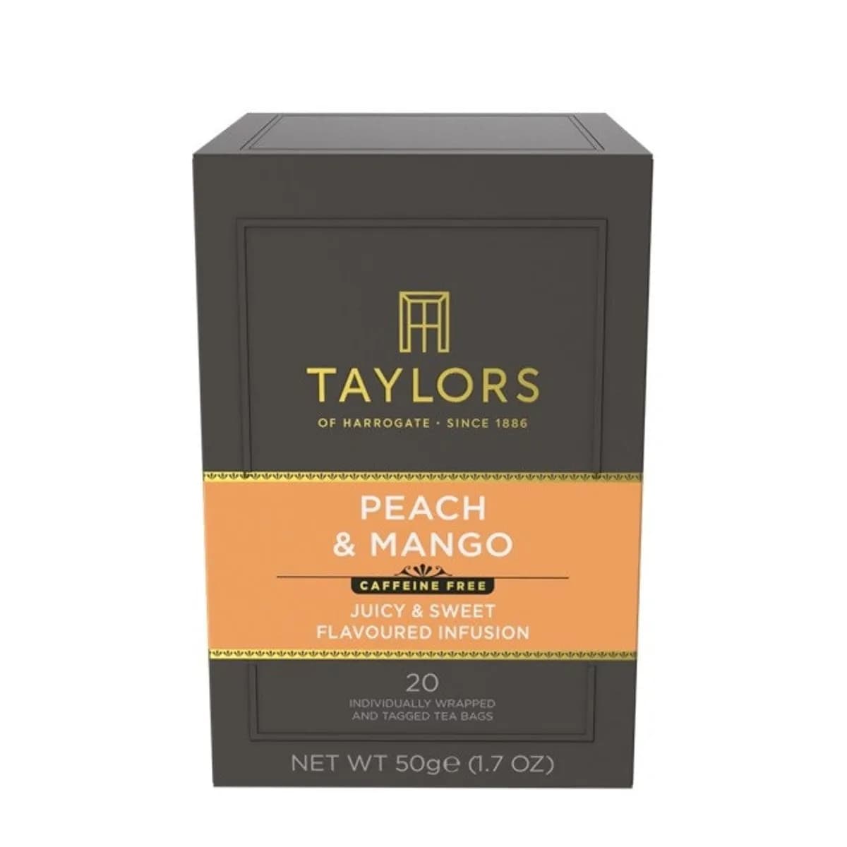 Ceai piersica si mango, 20 plicuri,Taylors