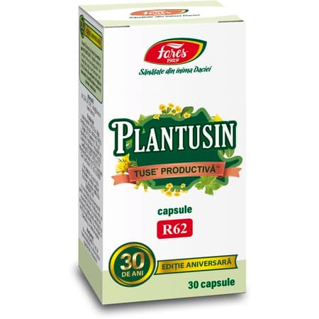 Plantusin Tuse productiva ,30 capsule, Fares