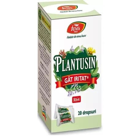 Plantusin gat iritat x 20 dropsuri, Fares
