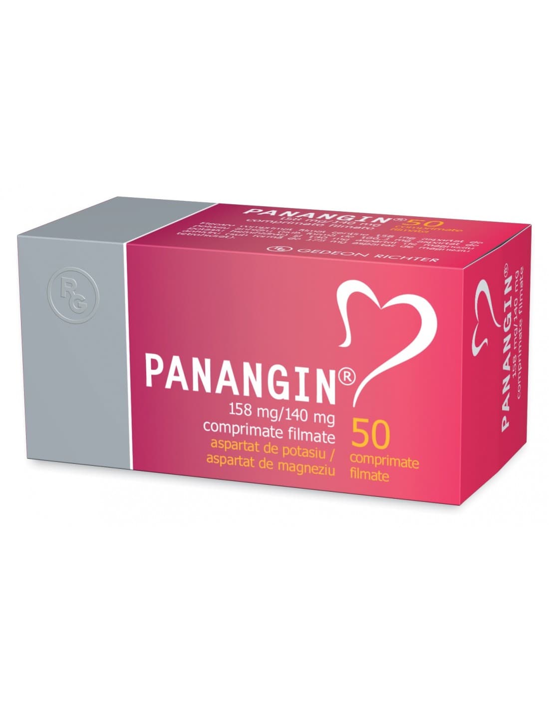 Panangin 158mg/140mg, 50 comprimate filmate, Gedeon Richter