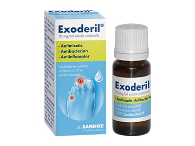 Exoderil solutie cutanata 10mg/ml 10ml Sandoz