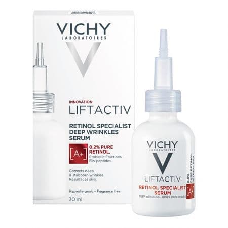 Liftactiv Retinol Serum 30ml, Vichy,Ser antirid cu retinol pentru riduri pronuntate